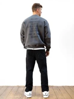 Apex City Relaxed Jumper - Charcoal 7 Apex City Relaxed Jumper - Charcoal -Blakely Clothing Store 220MCHARCOAL03D