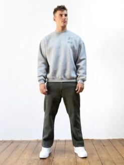 Apex City Relaxed Jumper - Marl Grey -Blakely Clothing Store 220MMARLGREY02D
