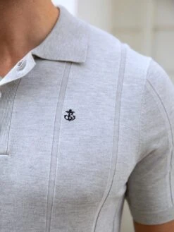 Finsbury Polo - Marl White -Blakely Clothing Store 2212MarlWhite 01D