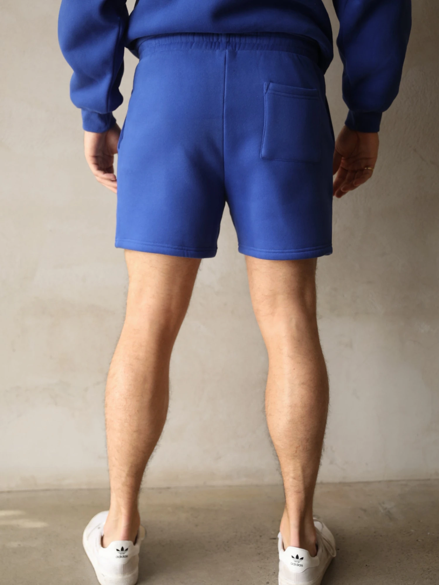 Italia Relaxed Jogger Shorts - Cobalt Blue 6 Italia Relaxed Jogger Shorts - Cobalt Blue - Image 6
