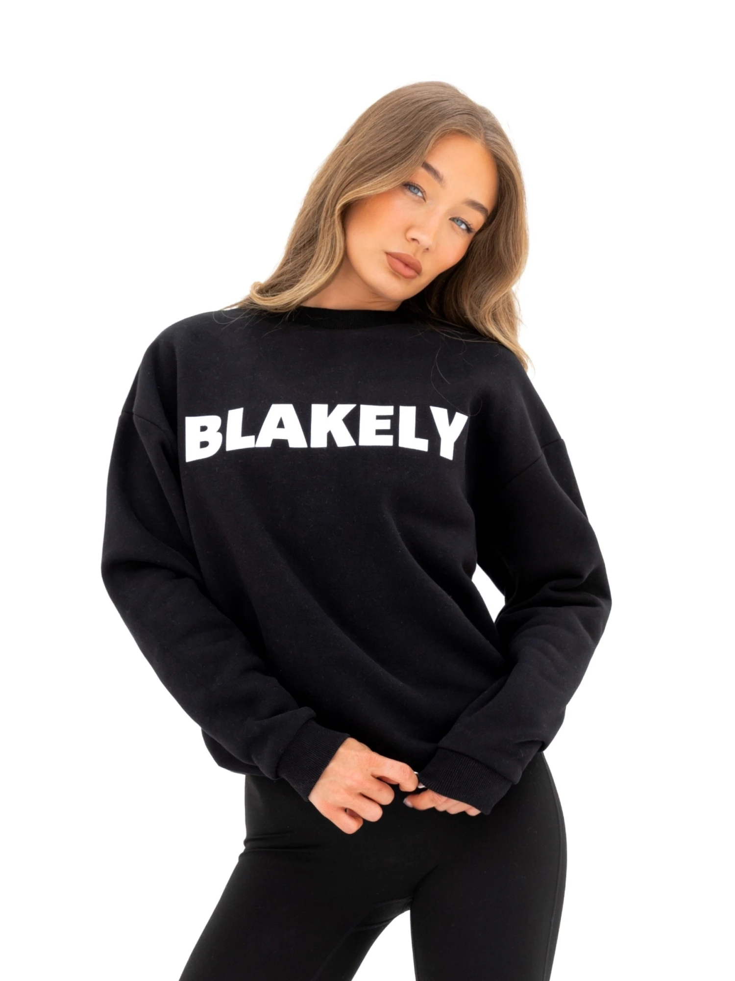 Studio Oversized Jumper - Black 1 Studio Oversized Jumper - Black