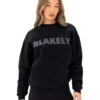 Studio Oversized Jumper - Tonal Black 13 Studio Oversized Jumper - Tonal Black -Blakely Clothing Store 2220WTONALBLACKKNEWD