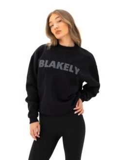 Studio Oversized Jumper - Tonal Black -Blakely Clothing Store 2220WTONALBLACKNEWD 2