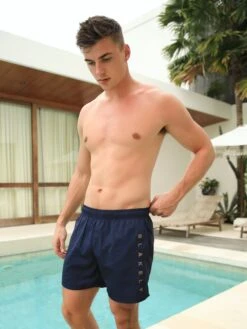 Lugano Swim Shorts - Blue -Blakely Clothing Store 2222BlueD 3