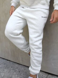 Series Relaxed Sweatpants - Marl White