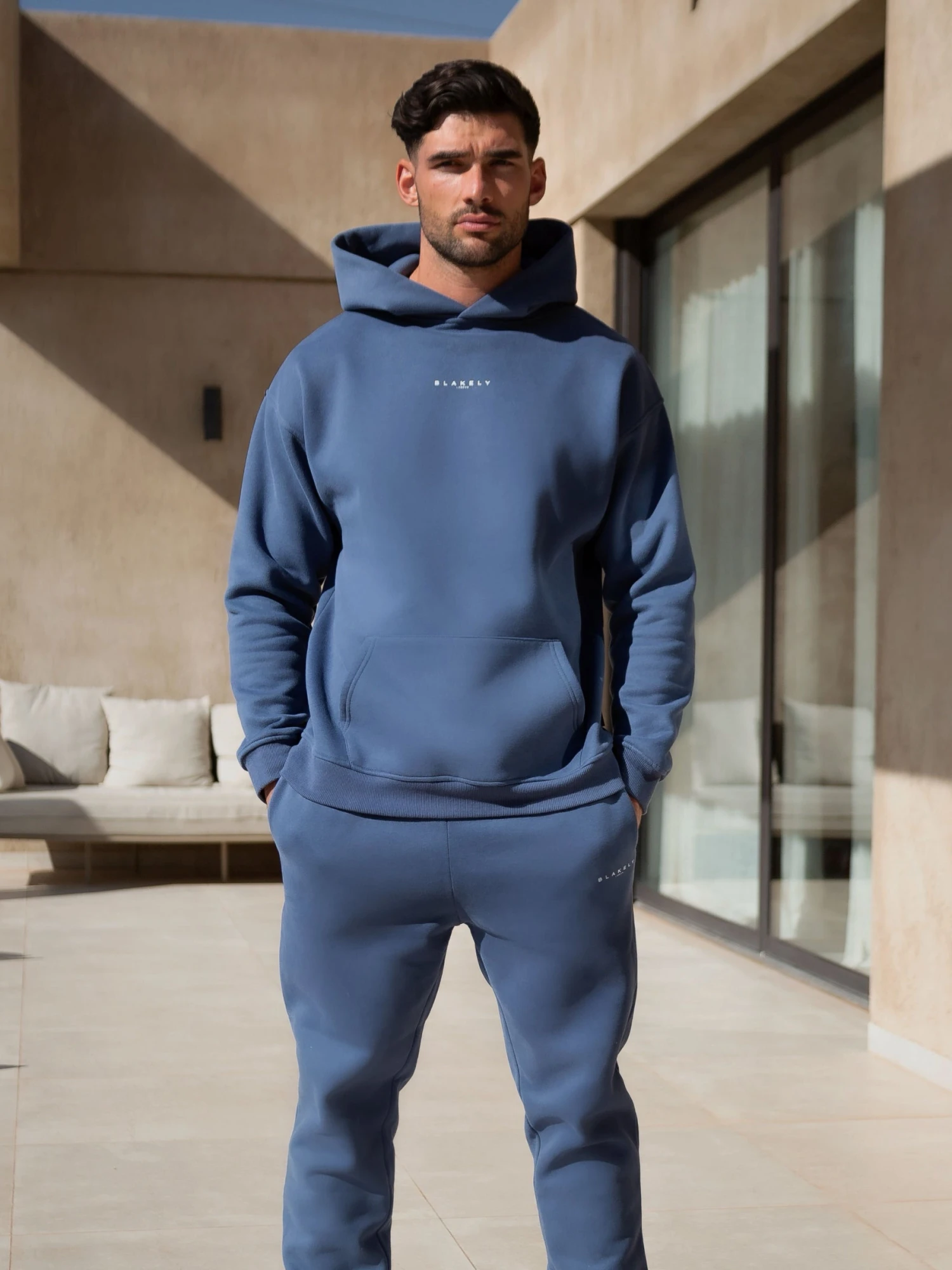 Evolved II Relaxed Sweatpants - Blue 3 Evolved II Relaxed Sweatpants - Blue - Image 3