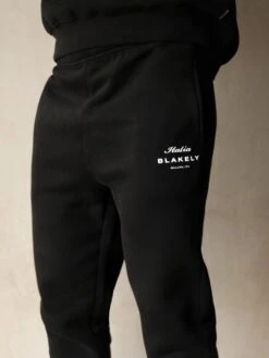 Italia Relaxed Sweatpants - Black -Blakely Clothing Store 224MBBLACK 02D