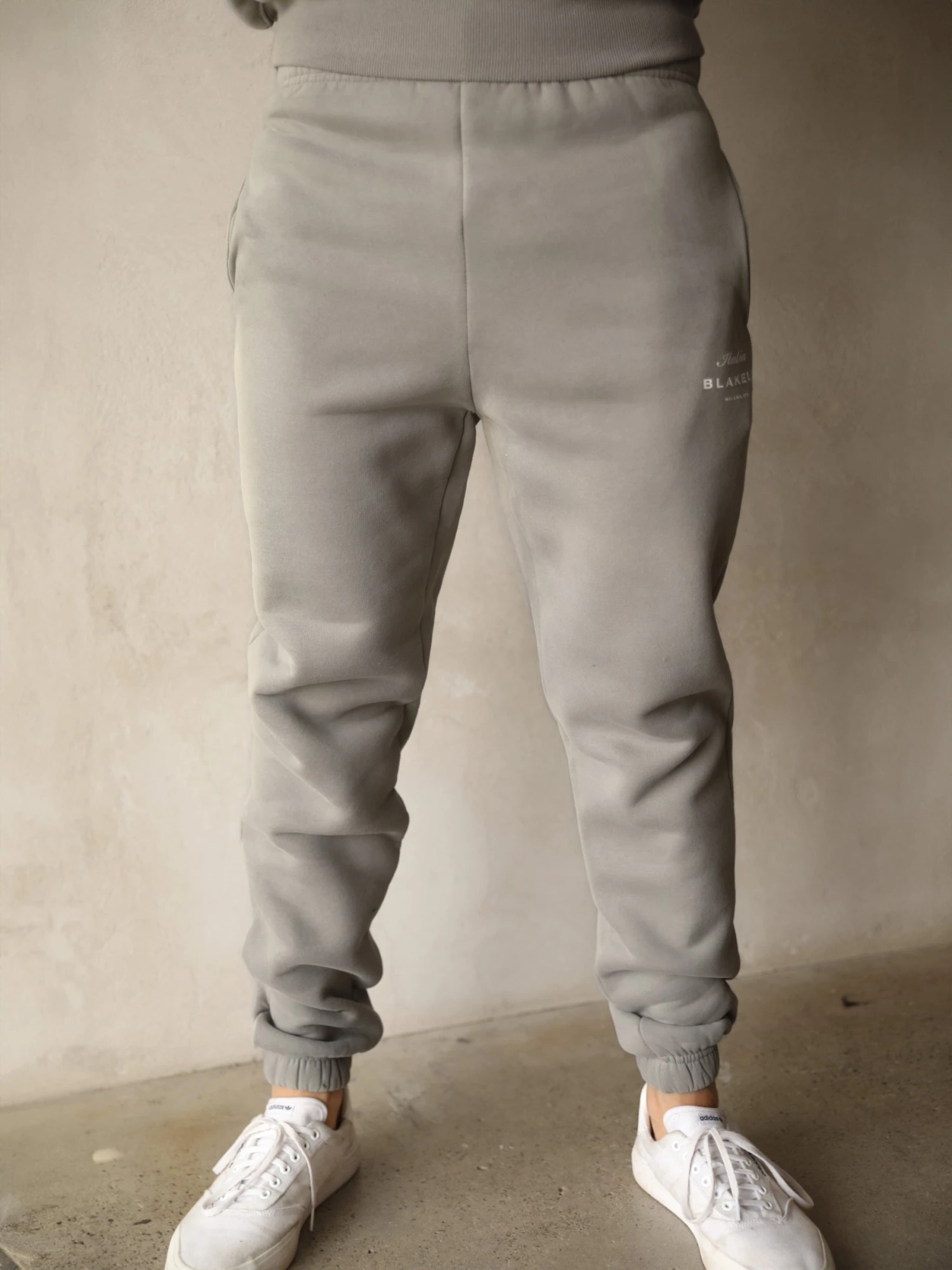 Italia Relaxed Sweatpants - Stone Grey 1 Italia Relaxed Sweatpants - Stone Grey