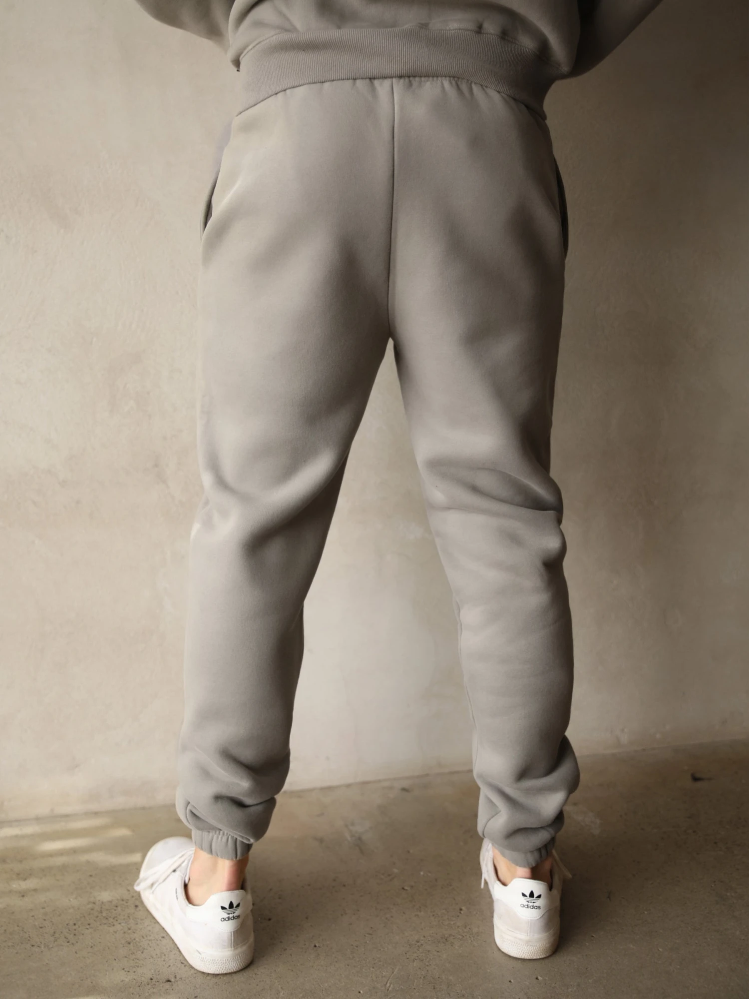 Italia Relaxed Sweatpants - Stone Grey 5 Italia Relaxed Sweatpants - Stone Grey - Image 5
