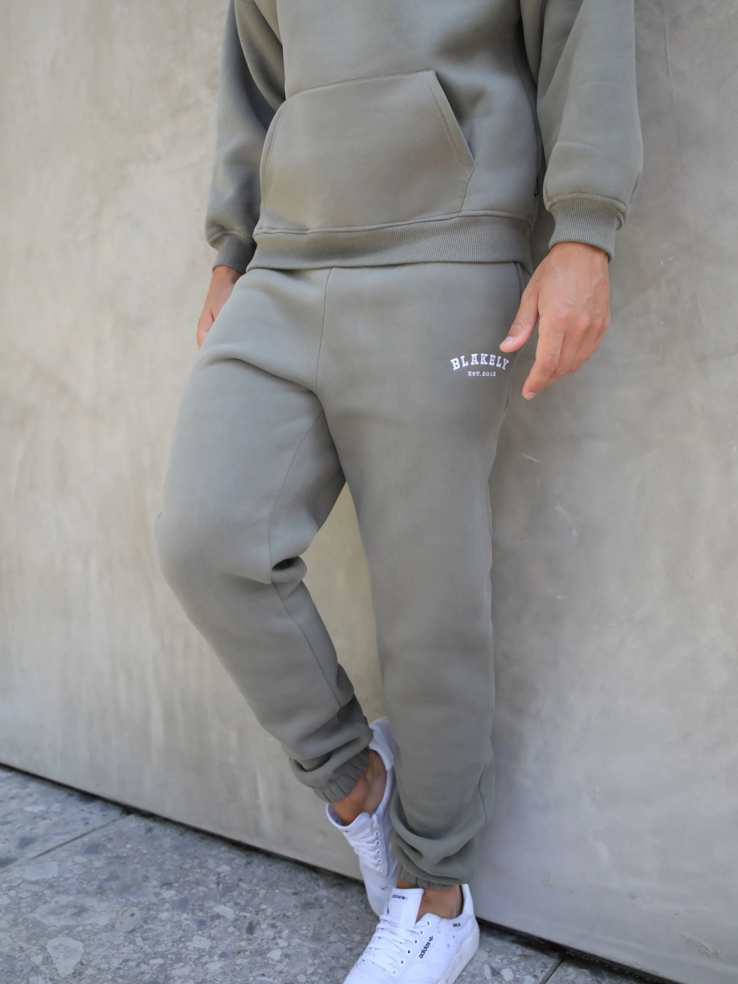 Varsity Relaxed Sweatpants - Safari Green 6 Varsity Relaxed Sweatpants - Safari Green - Image 6
