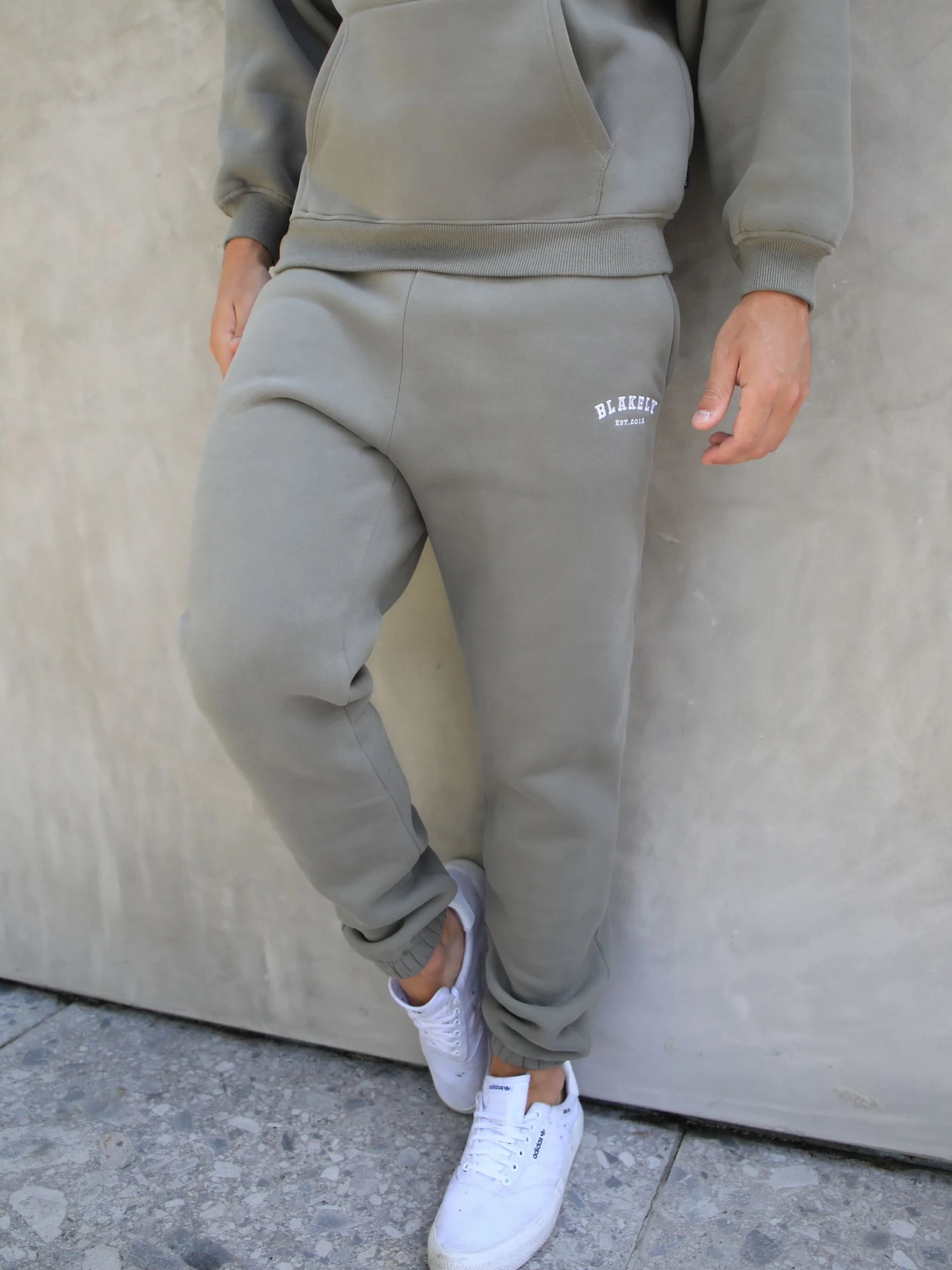 Varsity Relaxed Sweatpants - Safari Green 5 Varsity Relaxed Sweatpants - Safari Green - Image 5