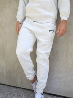 Varsity Relaxed Sweatpants - Marl White 10 Varsity Relaxed Sweatpants - Marl White -Blakely Clothing Store 224VARGreyD 4