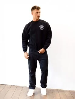 Apex 610 Relaxed Jumper - Black 8 Apex 610 Relaxed Jumper - Black -Blakely Clothing Store 225ABLACK01D