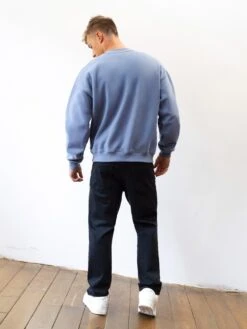 Apex 610 Relaxed Jumper - Dusty Blue -Blakely Clothing Store 225ABLUE04D