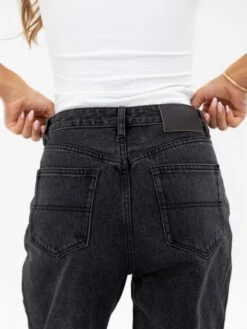 Blakely Mom Jeans - Washed Black 9 Blakely Mom Jeans - Washed Black -Blakely Clothing Store 2270BLACK03D