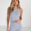Sofia Soft Vest - Pale Lilac -Blakely Clothing Store 2271YLilac 0D