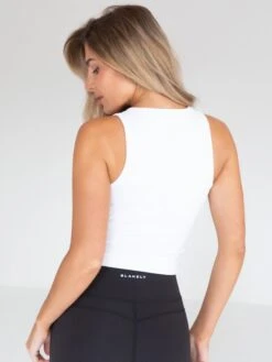 Sofia Soft Vest - White -Blakely Clothing Store 2271YWhite 01D