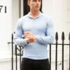 Salisbury Ribbed Polo - Light Blue 10 Salisbury Ribbed Polo - Light Blue -Blakely Clothing Store 2291 LIGHTBLUE NEWLEAD