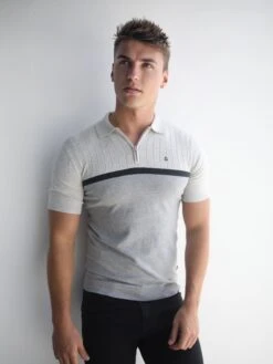 Antonio Polo Shirt - Grey -Blakely Clothing Store 2316Grey 04D