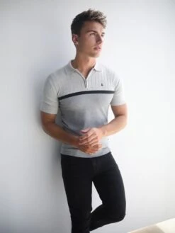Antonio Polo Shirt - Grey -Blakely Clothing Store 2316Grey 05D