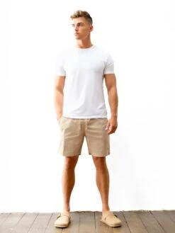 Madeira Shorts - Tan -Blakely Clothing Store 2341TAN03D