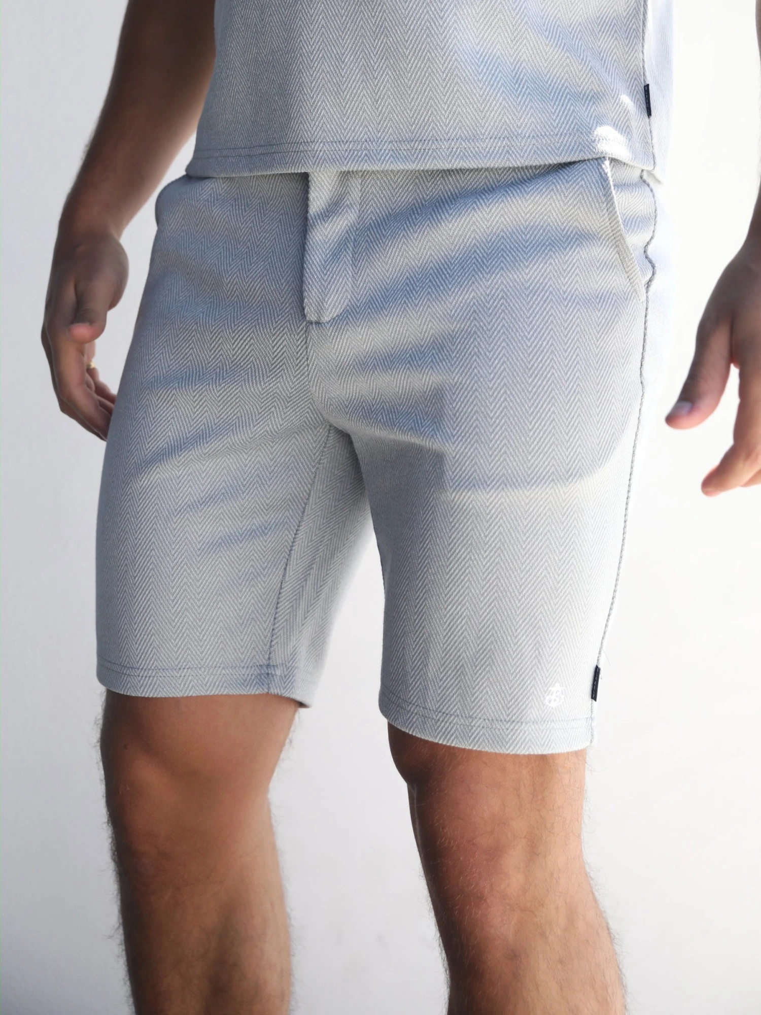 Positano Shorts - Light Grey 5 Positano Shorts - Light Grey - Image 5