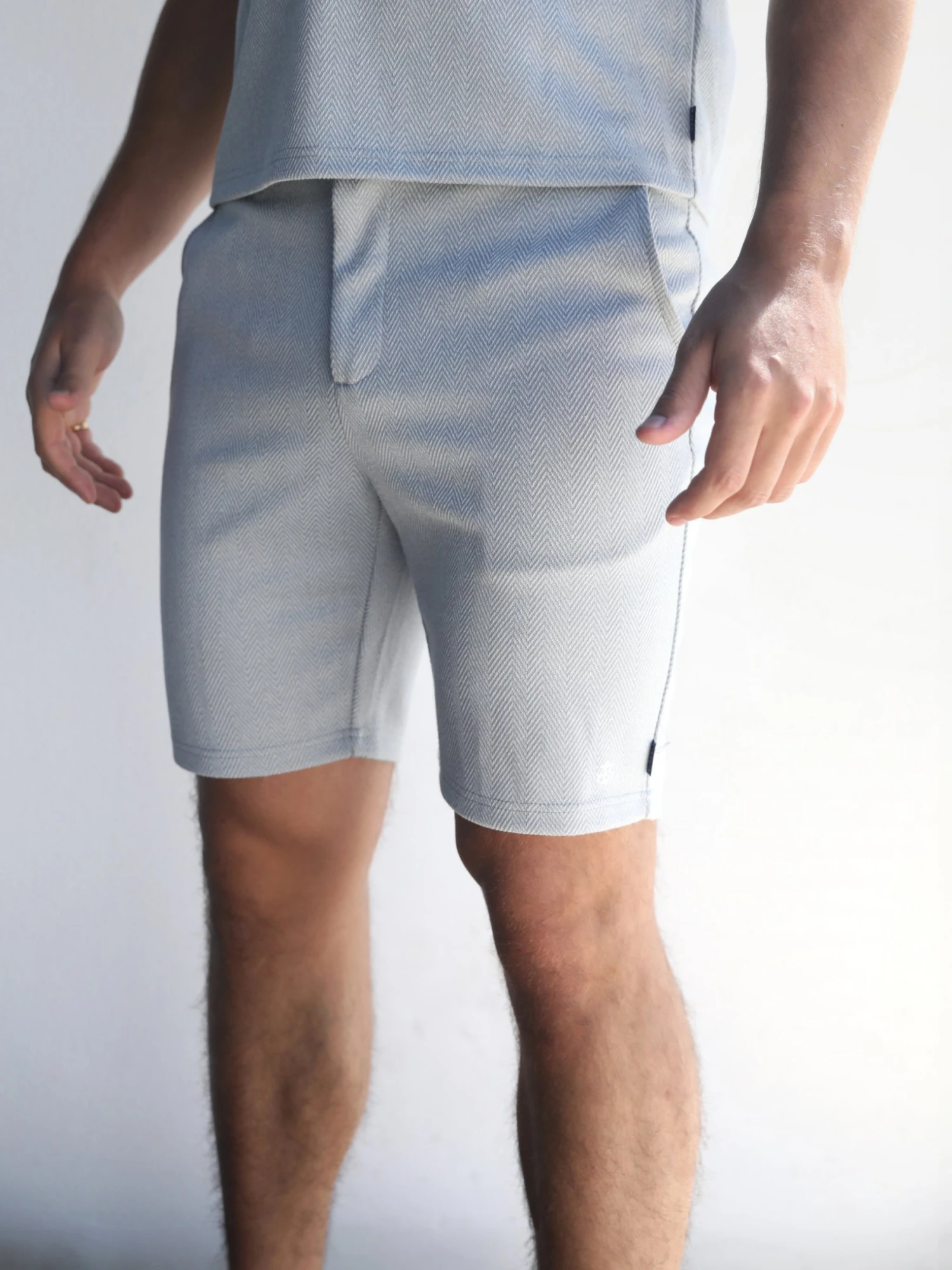 Positano Shorts - Light Grey 1 Positano Shorts - Light Grey