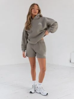 Italia Jogger Shorts - Stone Grey -Blakely Clothing Store 2527BWGrey 02D