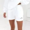 Italia Jogger Shorts - Flat White -Blakely Clothing Store 2527BWWHITE LEADD
