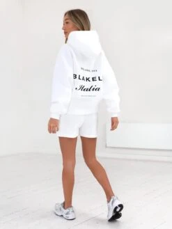 Italia Jogger Shorts - Flat White 10 Italia Jogger Shorts - Flat White -Blakely Clothing Store 2527BWWhite 01D