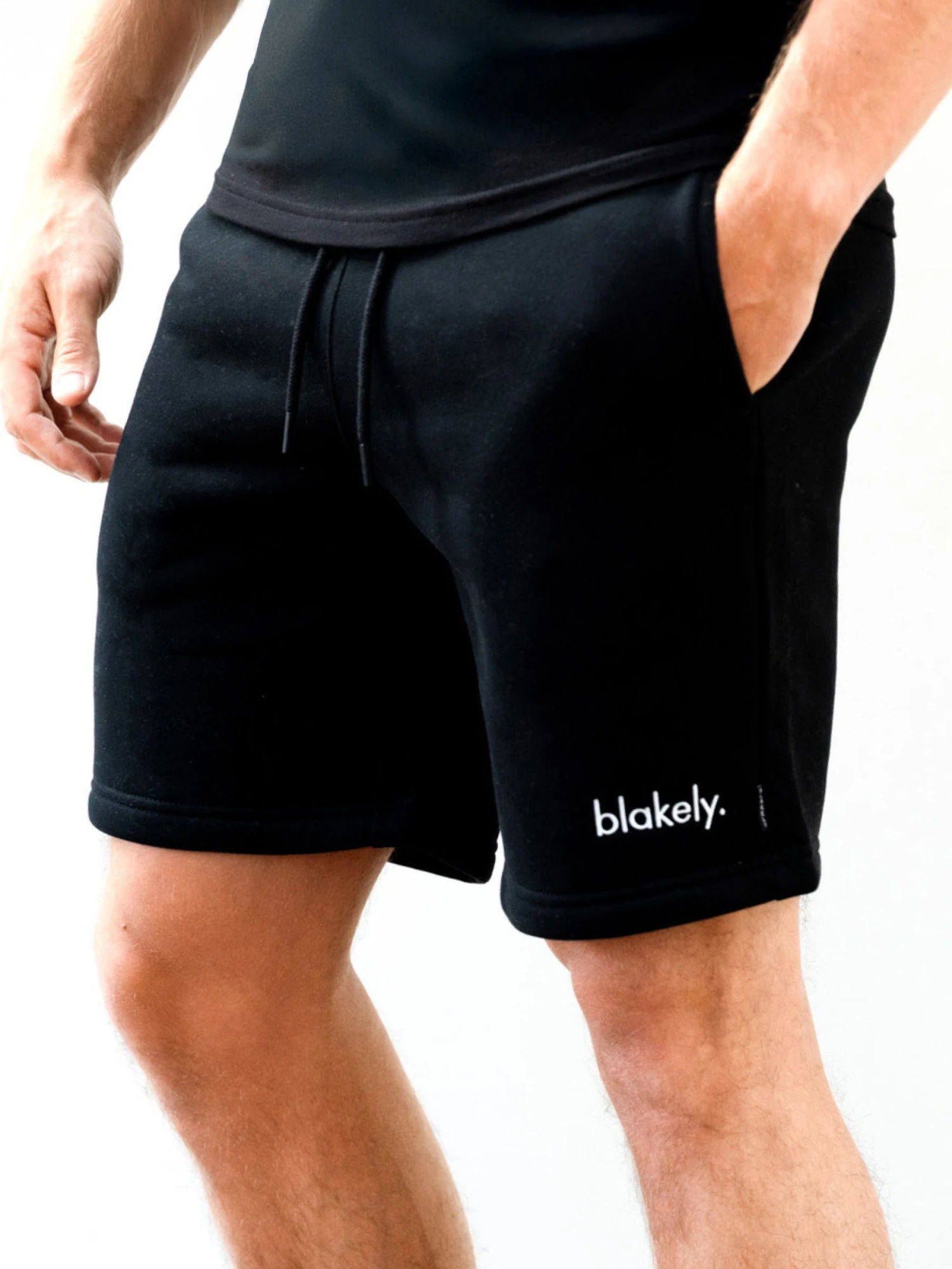 Sami Relaxed Jogger Shorts - Black 5 Sami Relaxed Jogger Shorts - Black - Image 5