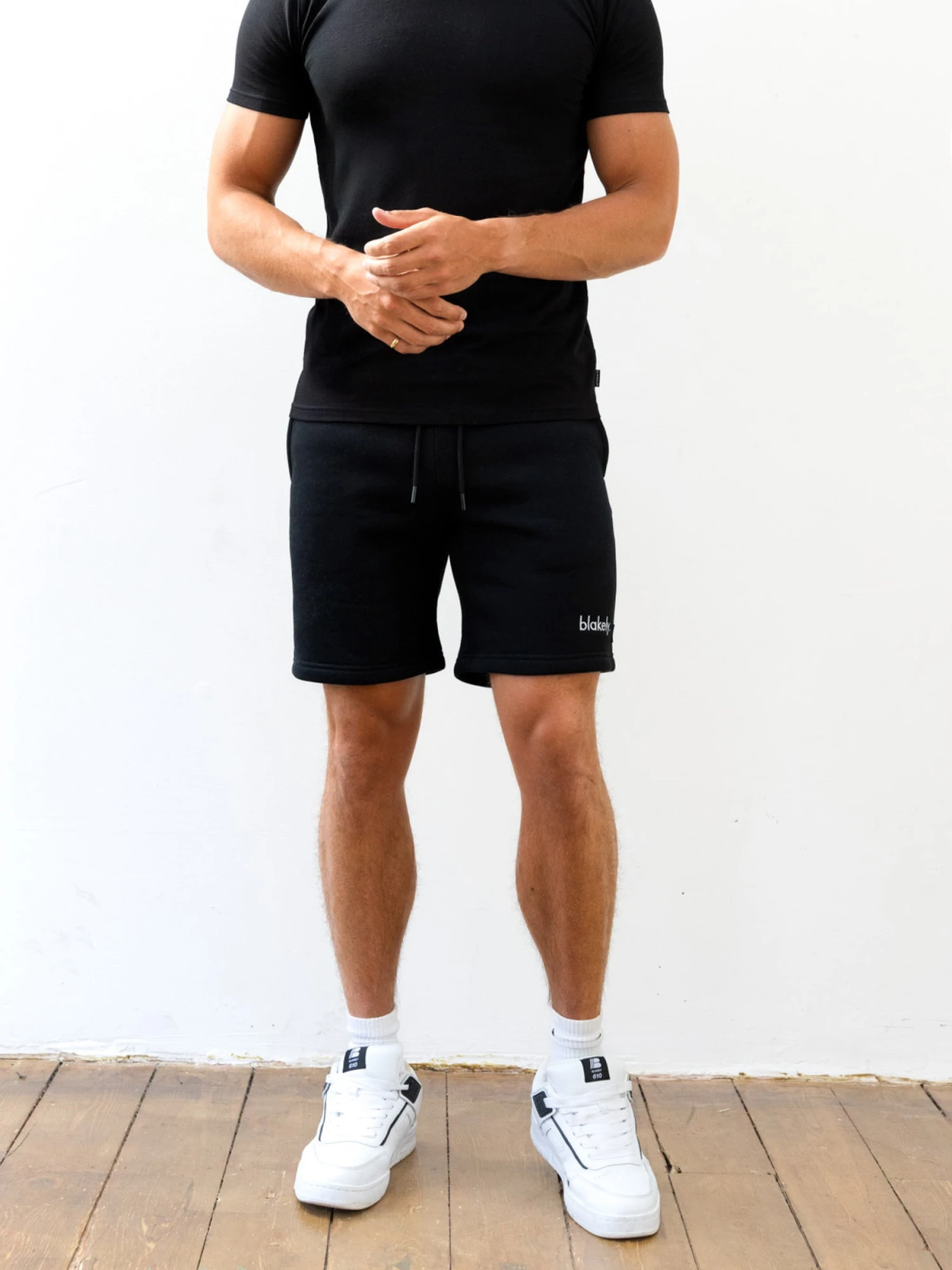 Sami Relaxed Jogger Shorts - Black 6 Sami Relaxed Jogger Shorts - Black - Image 6