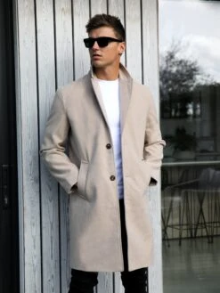 Knightsbridge Tailored Coat - Tan 10 Knightsbridge Tailored Coat - Tan -Blakely Clothing Store 2533Tan02D