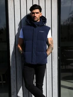 Ultimate Multiway Puffer Coat - Navy -Blakely Clothing Store 2540MNavy04D