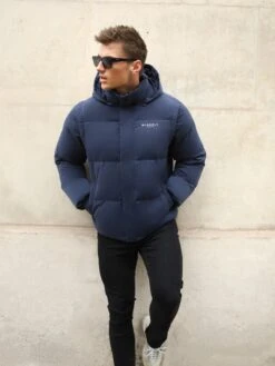 Ultimate Multiway Puffer Coat - Navy -Blakely Clothing Store 2540MNavy 01D