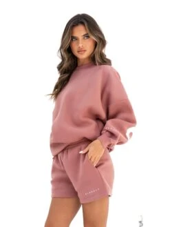 Isabel Jogger Shorts - Blush Brown 8 Isabel Jogger Shorts - Blush Brown -Blakely Clothing Store 2542BROWN01Dcopy