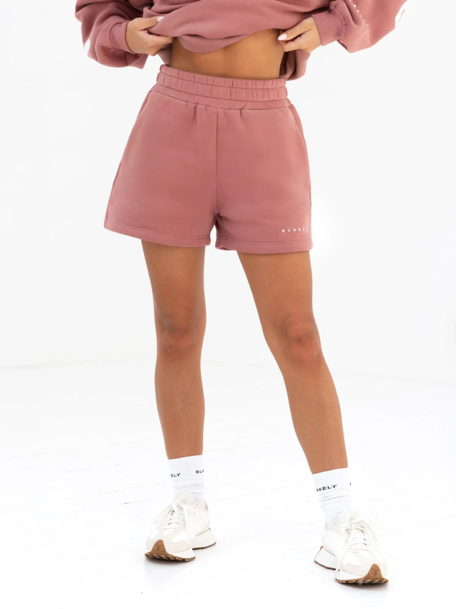 Isabel Jogger Shorts - Blush Brown 4 Isabel Jogger Shorts - Blush Brown - Image 4