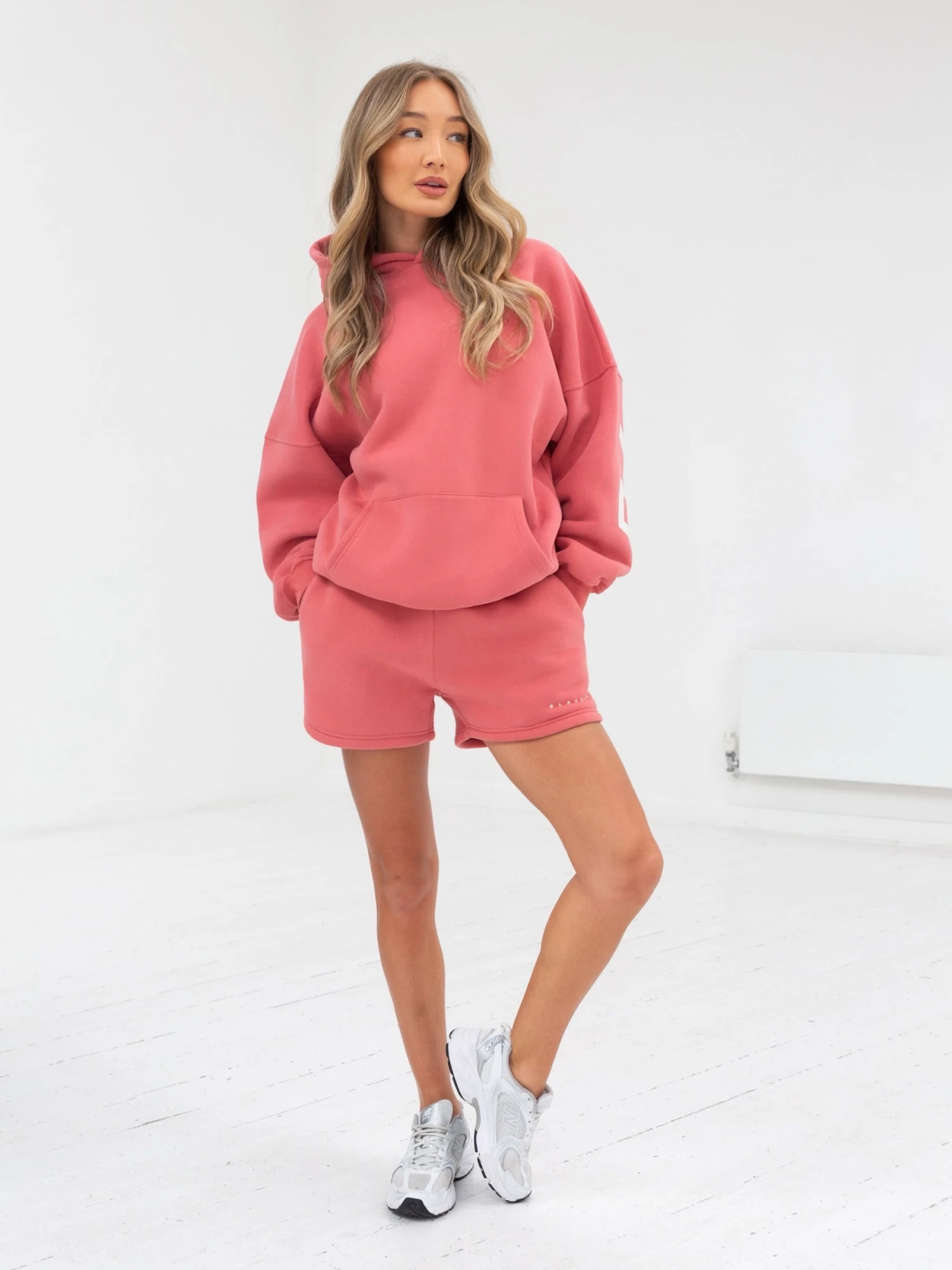 Isabel Jogger Shorts - Sunrise Coral 2 Isabel Jogger Shorts - Sunrise Coral - Image 2