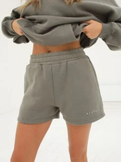 Isabel Jogger Shorts - Safari Green 10 Isabel Jogger Shorts - Safari Green -Blakely Clothing Store 2542GREENGREYD 3