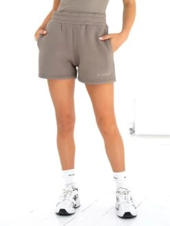 Isabel Jogger Shorts - Neutral Grey 10 Isabel Jogger Shorts - Neutral Grey -Blakely Clothing Store 2542GREY01D