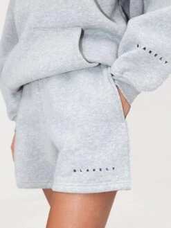 Isabel Jogger Shorts - Marl Grey -Blakely Clothing Store 2542MarlGrey 07D