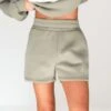 Serena Jogger Shorts - Olive -Blakely Clothing Store 2542POLIVEgreenLEADD