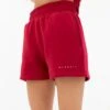 Isabel Jogger Shorts - Cherry Red 10 Isabel Jogger Shorts - Cherry Red -Blakely Clothing Store 2542RED06LEADD