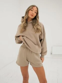 Isabel Jogger Shorts - Tan -Blakely Clothing Store 2542TAND