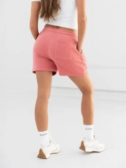 Cloud Print Jogger Shorts - Sunrise Coral 10 Cloud Print Jogger Shorts - Sunrise Coral -Blakely Clothing Store 2547PCoral 04D