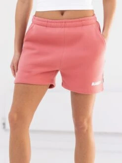 Cloud Print Jogger Shorts - Sunrise Coral 11 Cloud Print Jogger Shorts - Sunrise Coral -Blakely Clothing Store 2547PCoral 05D