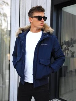 Toronto Coat - Navy -Blakely Clothing Store 2550Navy04D