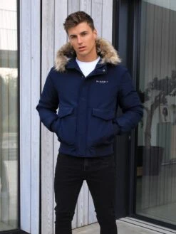 Toronto Coat - Navy -Blakely Clothing Store 2550Navy07D