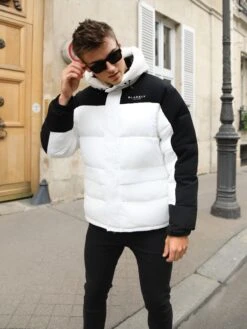 Tampa Puffer Coat - White -Blakely Clothing Store 2554Ivory 05D