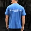 Members Relaxed T-Shirt - Mid Blue 9 Members Relaxed T-Shirt - Mid Blue -Blakely Clothing Store 2619MMidBlue 03D1